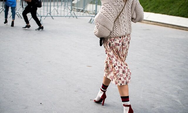 sandały i skarpetki