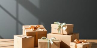 Papierowe pudełka prezentowe