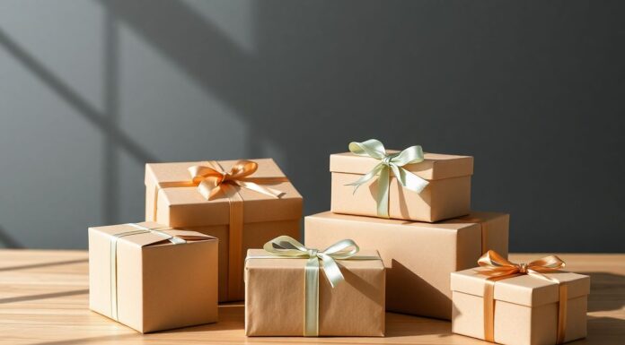 Papierowe pudełka prezentowe