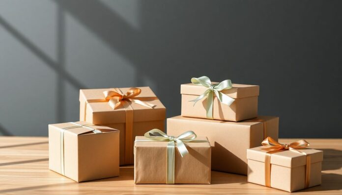 Papierowe pudełka prezentowe